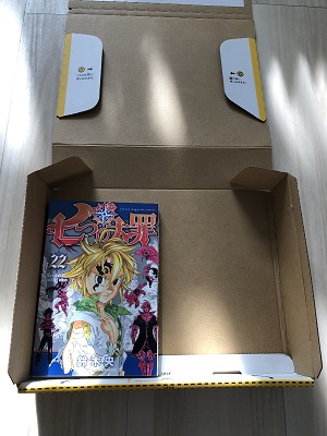 メルカリで売れた漫画本の梱包・安く発送する方法を数別に図解